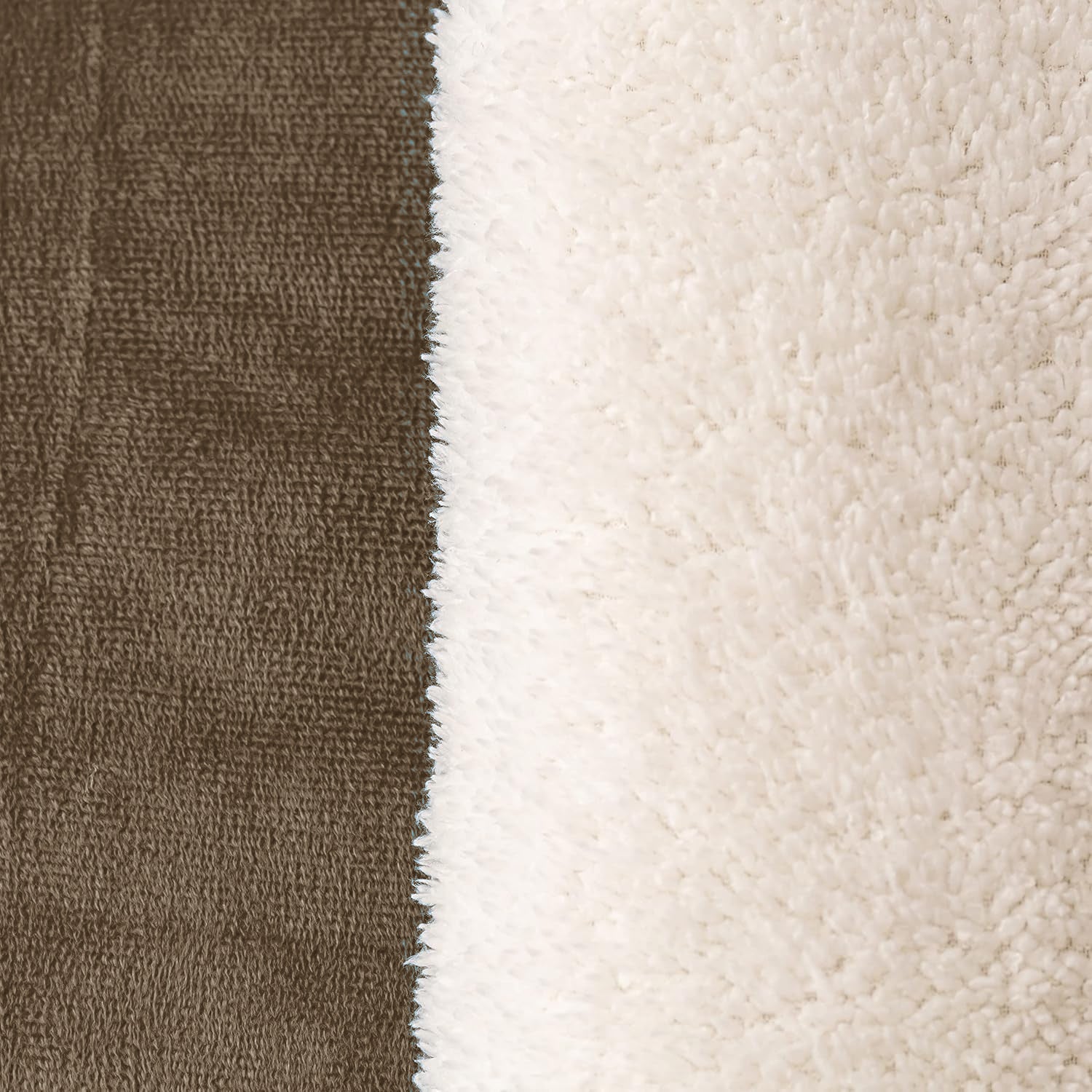 Camel - Sherpa Fleece Comforter – King Size (220 x 230 cm)